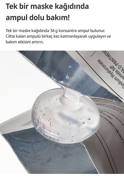 Kolajen İçeren Kırışıklık Karşıtı Ampul Maske Dermatory Pro Collagen Shot Firming Ampoule Mask