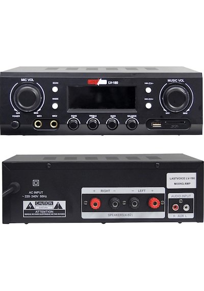 Lastvoice Wall Small Paket-2 Hoparlör ve Anfi Ses Sistemi Seti