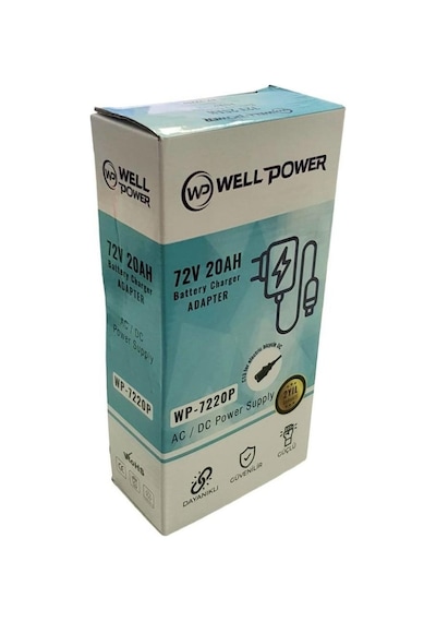 Wellpower 72volt 20amper Elektrikli Bisiklet Şarj Adaptörü