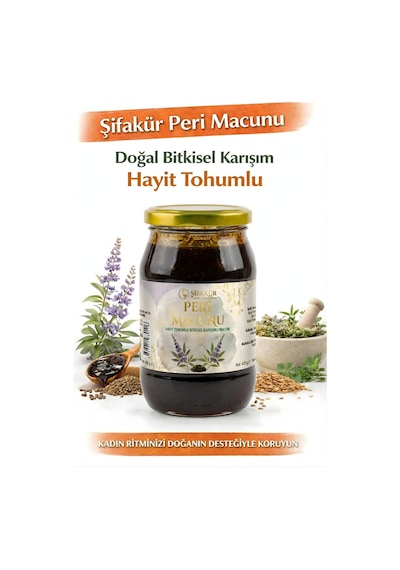 Şifakür Peri Macunu Hayıt Tohumu Kadın Döngü & Hormon Dengeleyici Bitkisel Macun 420g
