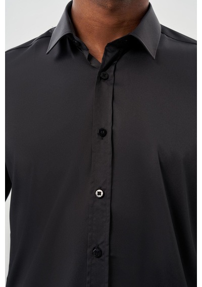 İmza Koyu Antrasit Uzun Kol Düz Bez Ayağı Sert Yaka Cepsiz Esnek Classic Slim Fit Gömlek 1004245223 070 Koyu Antrasit İmza Koyu Antrasit Uzun Kol Düz Bez Ayağı Sert Yaka Cepsiz Esnek Classic Slim Fit Gömlek 1004245223 070 Koyu Antrasit