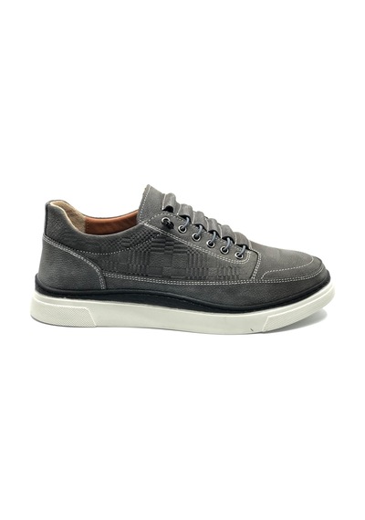 Dropland 8932 Deri Erkek Casual Ayakkabı Gri