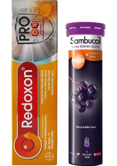 Redoxon Pro 15 Efervesan Tablet Sambucol Plus Efervesan 15 Tablet