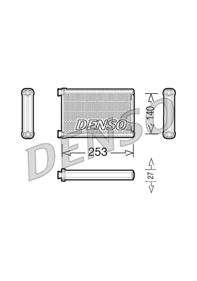 Bmw X1 16i Kalorifer Petegi 2013-2015 Denso Drr05005