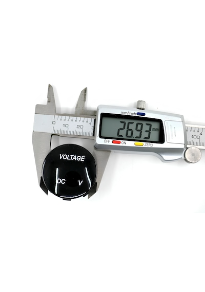 12v 24v Dijital Voltmetre 28mm Mini Yuvarlak 6-32varası