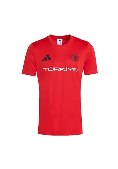Adidas Fıfa World Cup 26 Türkiye Tişört Erkek Futbol Tişörtü Kv7267 Kırmızı