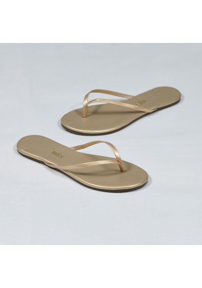 Tkees Flip Flop Parmak Arası Terlik  - Altın