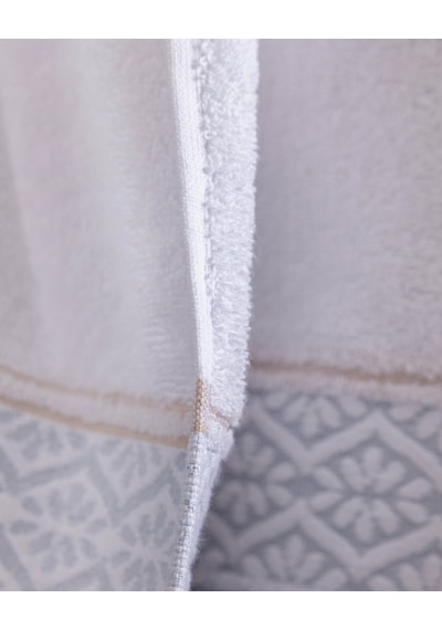 Madame Coco Alouette Pamuklu Banyo Havlusu - Beyaz/mavi - 70x140 Cm 8684427297063 Çok Renkli