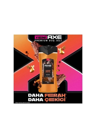 Axe Premium Collection Duş Jeli Copper Santal 300 Ml X 2 Adet PKT.AXE.016 Diğer