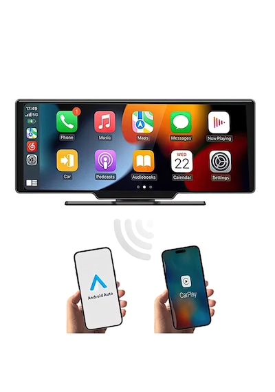 Yeni Tasarım Kablosuz Ekranlı Hassas Dokunmatik Carplay Android Auto Uyumlu 4k 10.2 Inç Çift Kameralı Araç Multimedya Ekranı 10.2" Yeni Tasarım Kablosuz Ekranlı Hassas Dokunmatik Carplay Android Auto Uyumlu 4k 10.2 Inç Çift Kameralı Araç Multimedya Ekranı 10.2"