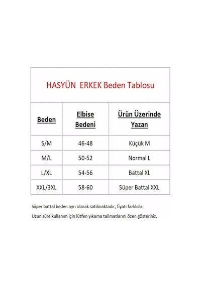 Hasyün Erkek Kısa Kollu Yün Termal Fanila Atlet 100 - 1 Adet 001