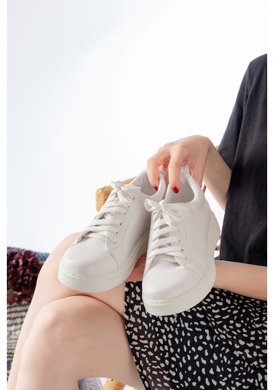 Marina Rosse Kadın Aris Günlük Ortopedik Taban Sneaker Beyaz