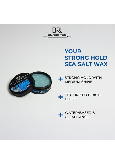 Wax Saç Şekillendirici Wax Sea Salt Pomade Deniz Tuzlu Güçlü Tutuş - 120 Ml