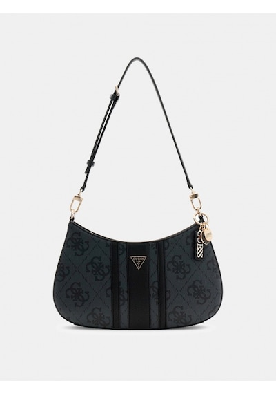 Guess Noelle Iı Üstten Fermuarlı Kadın Antrasit Omuz Çantası Hwss9672180-clo