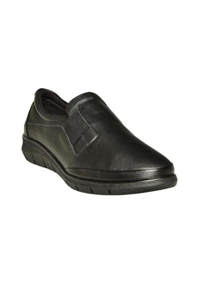 Fox Shoes V324991003 Siyah Hakiki Deri Günlük Kadın Ayakkabı Siyah-hakiki Deri