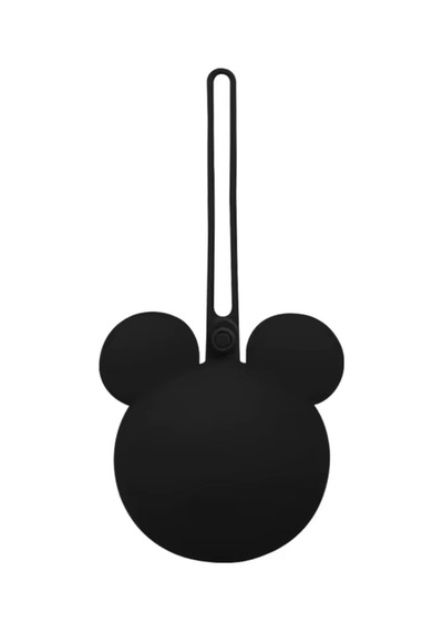 Mickey Mouse Silikon Emzik Kutusu - Emzik Saklama Kabı - Hijyenik Ve Askılı Tasarım Siyah