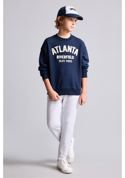 Defacto Regular Fit Lastikli Paça Jogger Eşofman Altı Erkek Çocuk I0596a826augr400 Gri-gr400