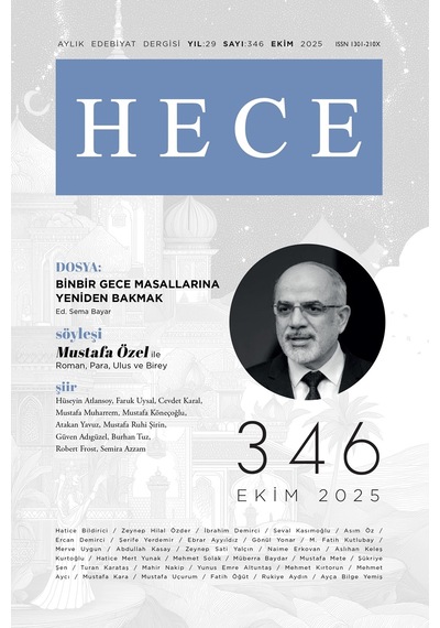 Hece Dergi 346.sayı Ekim 2025