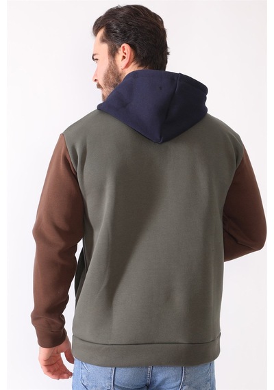 1040 Dewberry Erkek Sweatshırt-haki Haki