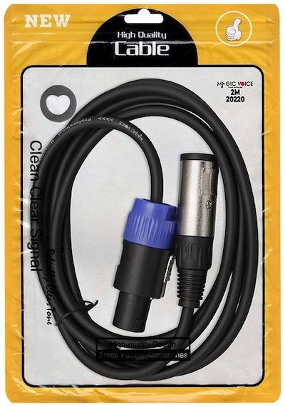 Magicvoice Ld384 Specon Erkek - Canon Dişi Çevirici 2 Metre Kablo