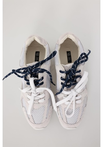Beyaz Fileli Sneaker 24301 Beyaz
