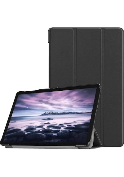 Samsung Uyumlu Galaxy Tab A 10.5 T590 T595 T597 Kılıf Pu Deri Smart Stan