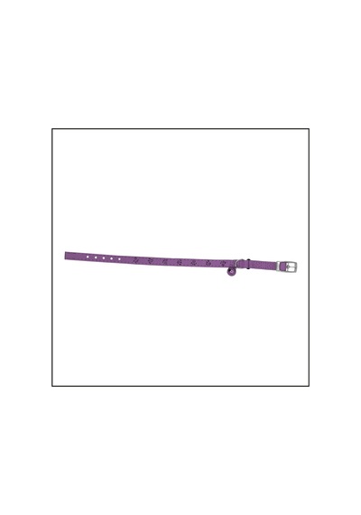 Uyguna-yakala 10mm 30cm Mor Pati Baskılı Kedi-köpek Tasması-sma.310