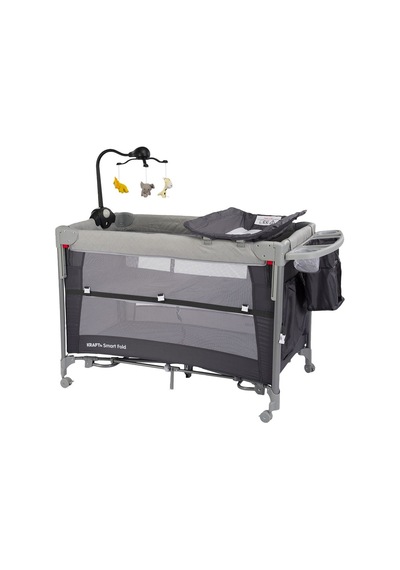 Smart Fold Anne Yanı Oyun Parkı 60 X 104 Cm Gri