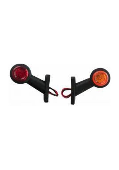 Ahmet Otomotiv 2 Adet Ultra Mini Düztakoz 12 Ledli Boynuz Takım