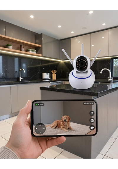 Akıllı Ip Güvenlik Kamerası 1080p Hd Hareket Algılamalı Xuczzzwifikamera-1-1