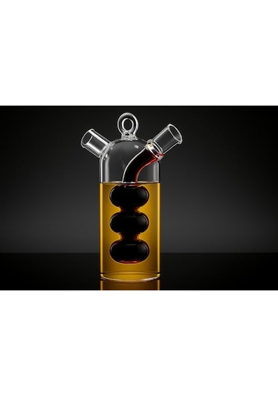 Hazneli Cam Premium Yağdanlık Sirkelik -360ml Zarif Ve Şık Tasarım Diğer