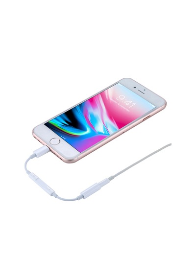 Mh020 Apple Uyumlu iPhone 7.8.X Lighting 3.5Mm Kulaklık Jakı Adaptörü