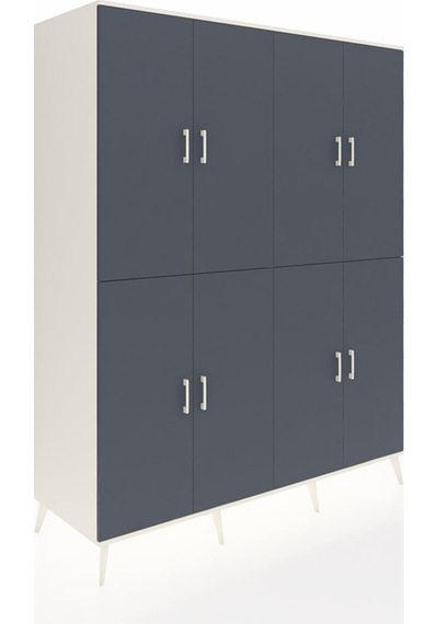 Kronos Gardrop 8 Raflı 8 Kapaklı 176x59x221 Aytaşı-antrasit Antrasit Kronos Gardrop 8 Raflı 8 Kapaklı 176x59x221 Aytaşı-antrasit Antrasit