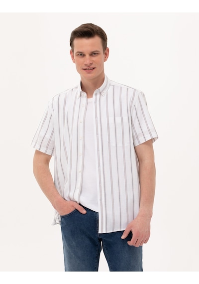 Pierre Cardin Erkek Lacivert Kısa Kollu Gömlek 50269430-vr033 Lacivert