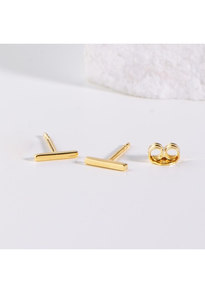 14 Ayar Çubuk Altın Küpe 0,85 Gr-6156