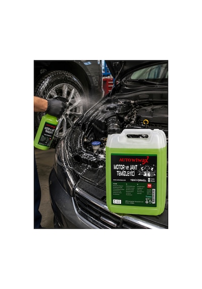 Auto Wiwax Profesyonel 5 Litre Motor Temizleyici Ve Jant Temizleyici Güçlü Yağ Sökücü