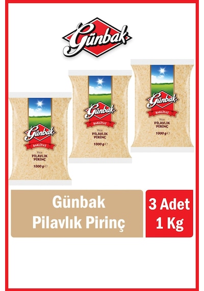 Pilavlık Pirinç 1 Kg X 3 Adet
