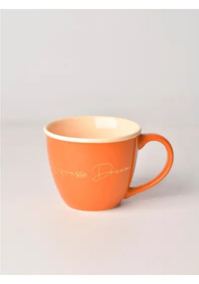 Toprak Tonlarında Porselen Kupa 200 Ml Espresso Fincanı D Renkli
