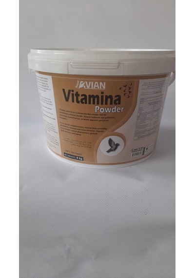 Vitamina Powder 4 kg kanatlılar için vitamin mineral desteği