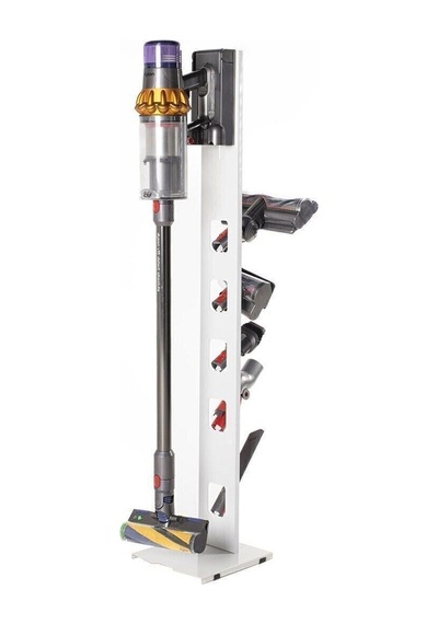 Dyson Uyumlu Dikey Süpürge Standı Beyaz Renk Dyson V15 - V12 - V11 - V10 - V8 Modellere Uyumlu Beyaz - 652905296