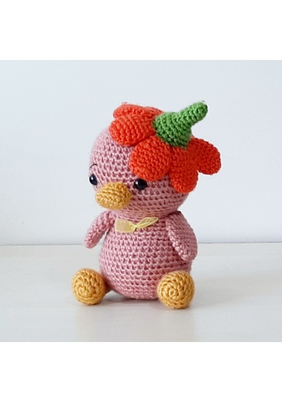 Amigurumi Örgü Oyuncak Civciv Gülkurusu