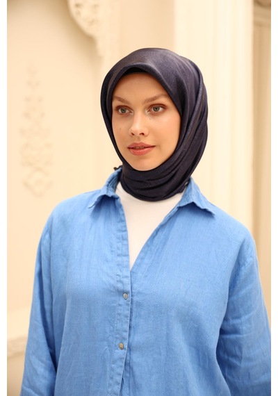 Silk Home Shiny Eşarp 75010-25 Lacivert, Lila