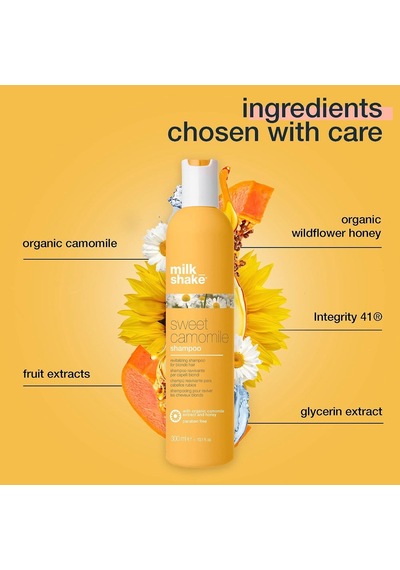 Milk Shake Sweet Camomile Shampoo - Sarı Saçlar İçin Bakım Şampuanı 300ml