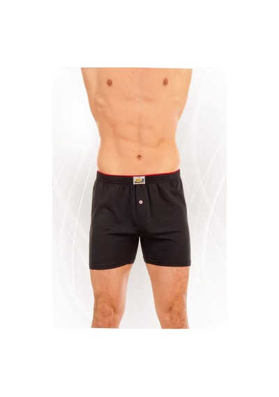 6'Lı Paket Penye Düz Erkek Boxer 001