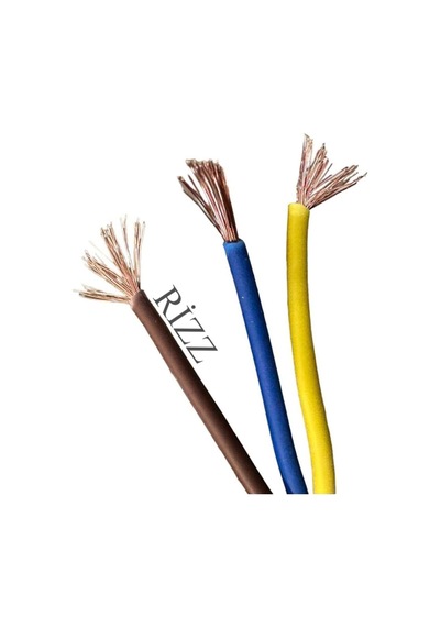 30 Metre 3'lü Grup Priz 3x1.5 Mm Cca Ttr Beyaz Renk Topraklı Kauçuk Seyyar Elektrik Kablosu 1
