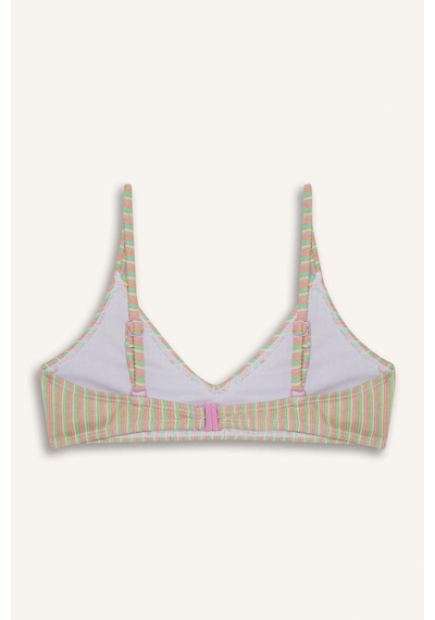 Defacto Kız Çocuk Çizgili Bikini Takımı E3535a825hspn179 Pembe