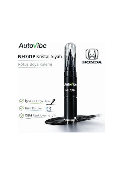 Honda Rötuş Boya Kalemi Nh731p Kristal Siyah