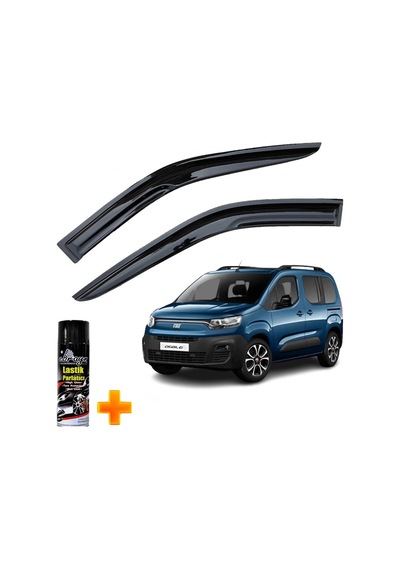 Doblo Mügen Cam Rüzgarlığı 2023 Sonrası 2 Li Takım +500ml Lastik Parlatıcı