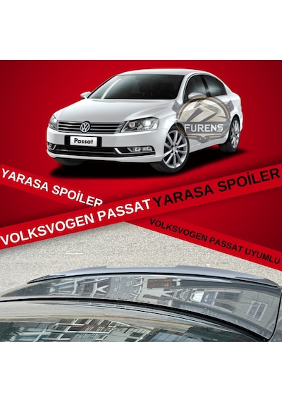 Volkswagen Passat B7 Bagaj Üstü Black Piano Yarasa Spoiler
