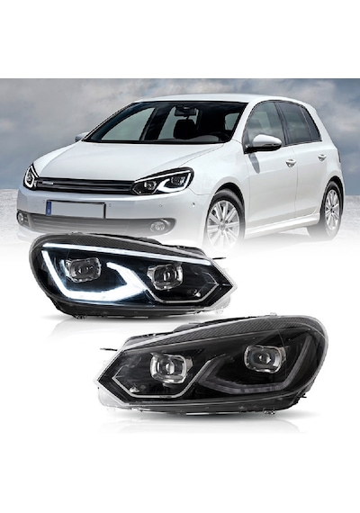 Vw Golf 6 2009-2012mk6 Krom Golf8 Dizayn Ledli Ön Far